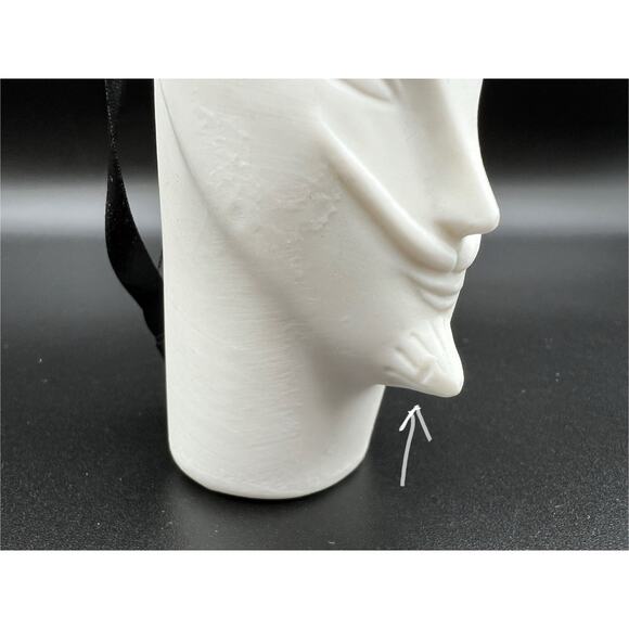 Jonathan Adler Naughty Nice Christmas Ornament Set Holiday White Figurines - Picture 4 of 10